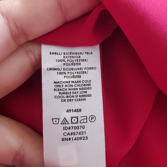 LOFT Womens Red Floral Tank Top - Picture 7 of 7